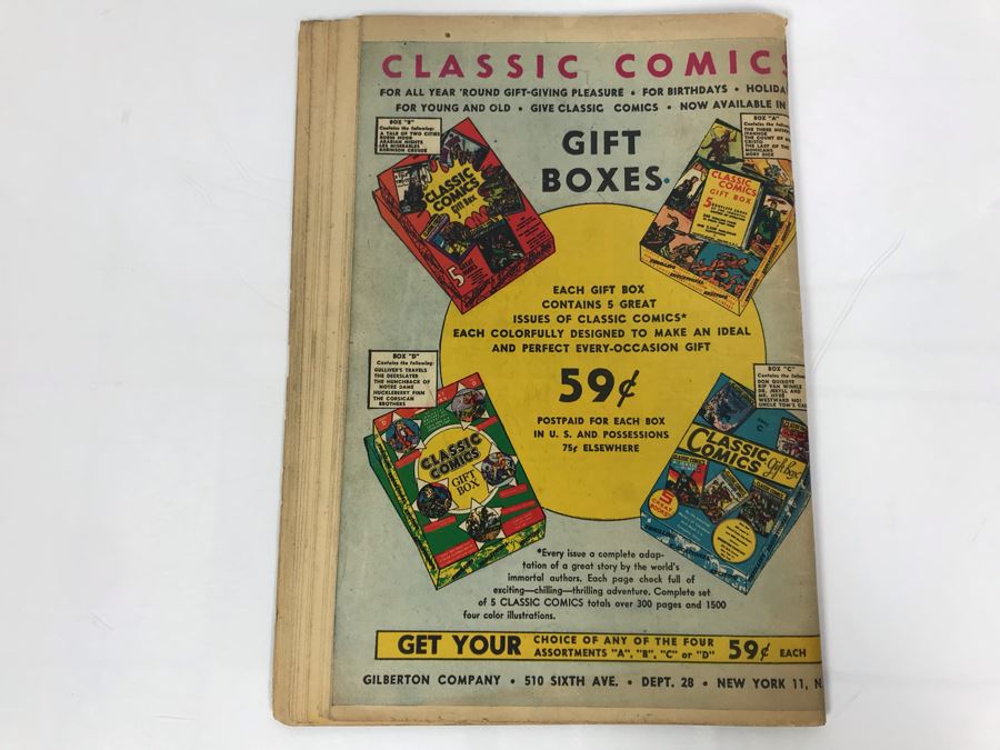 Classic Comics #34 - Mysterious Island [Photo 2]