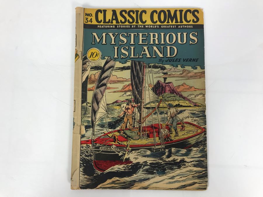 Classic Comics #34 - Mysterious Island