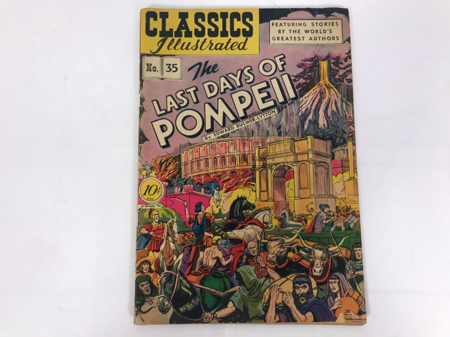 Classics Illustrated #35 - The Last Days Of Pompeii