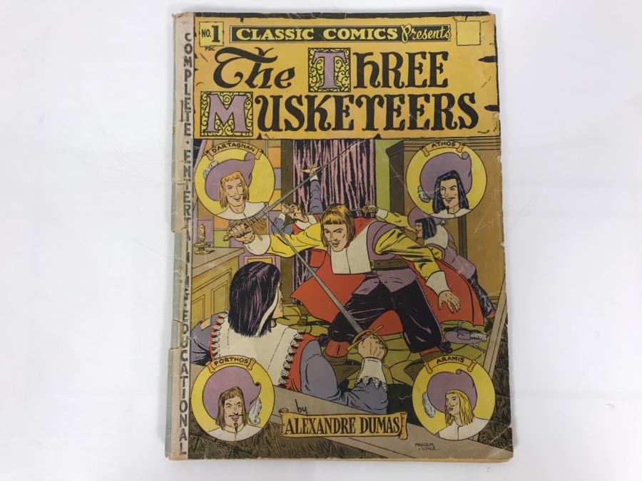 Classic Comics #1 - The Three Musketeers [Photo 1]