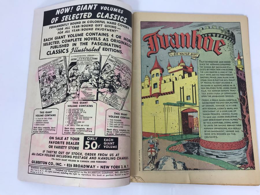 Classics Illustrated #2 - Ivanhoe [Photo 3]