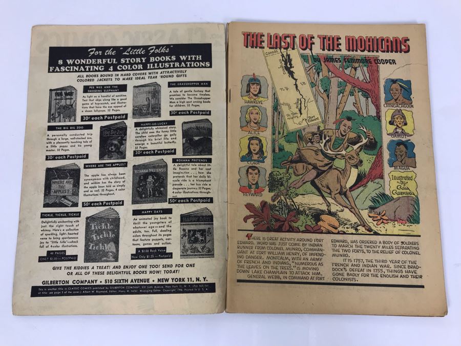 Classic Comics #4 - The Last Of The Mohicans [Photo 4]