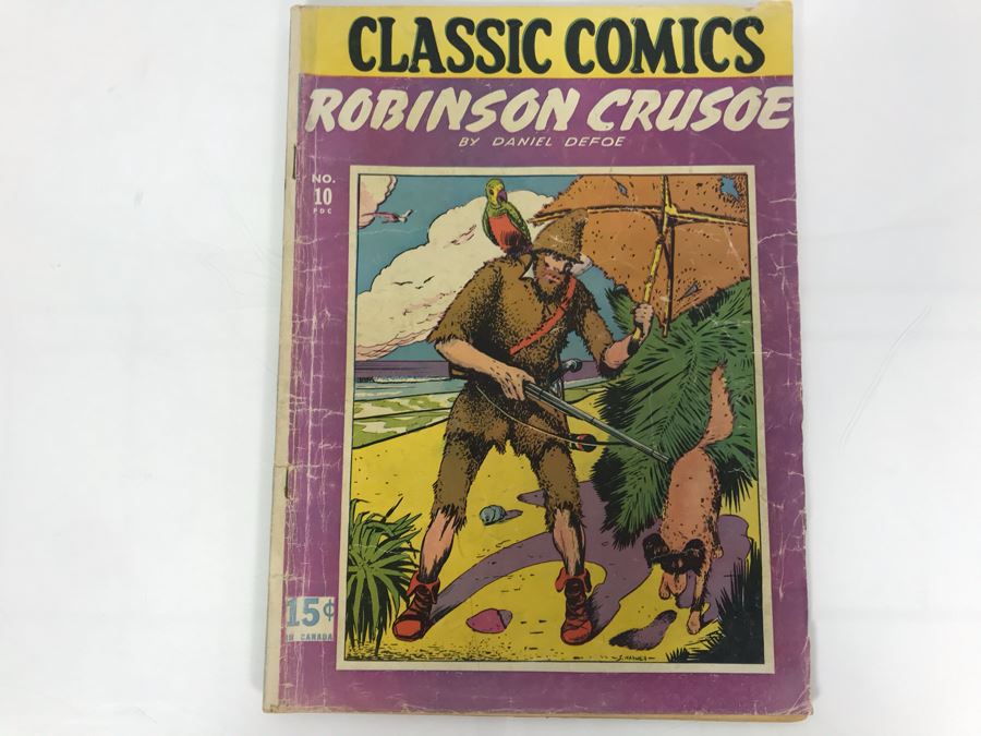 Classic Comics #10 - Robinson Crusoe [Photo 1]