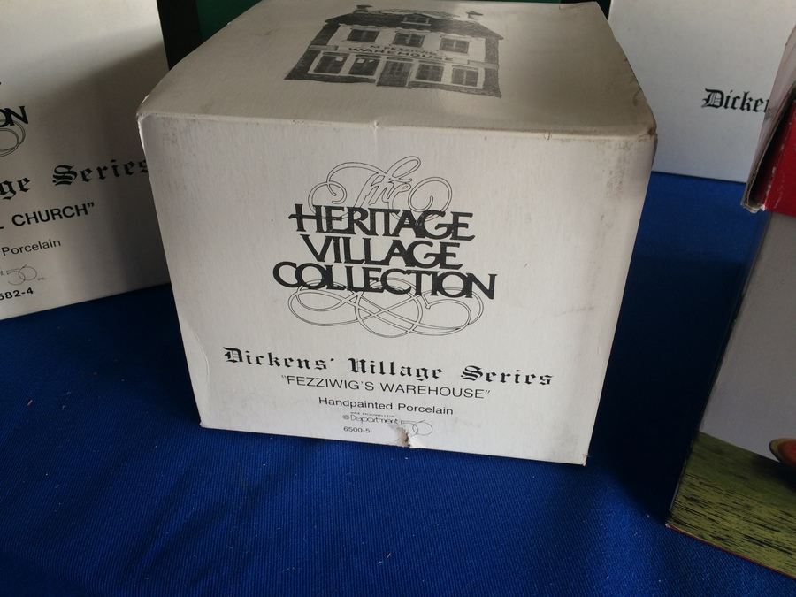 Huge Collection of Department 56 Heritage Village Collection Dickens' Village Series All in Original Box [Photo 12]