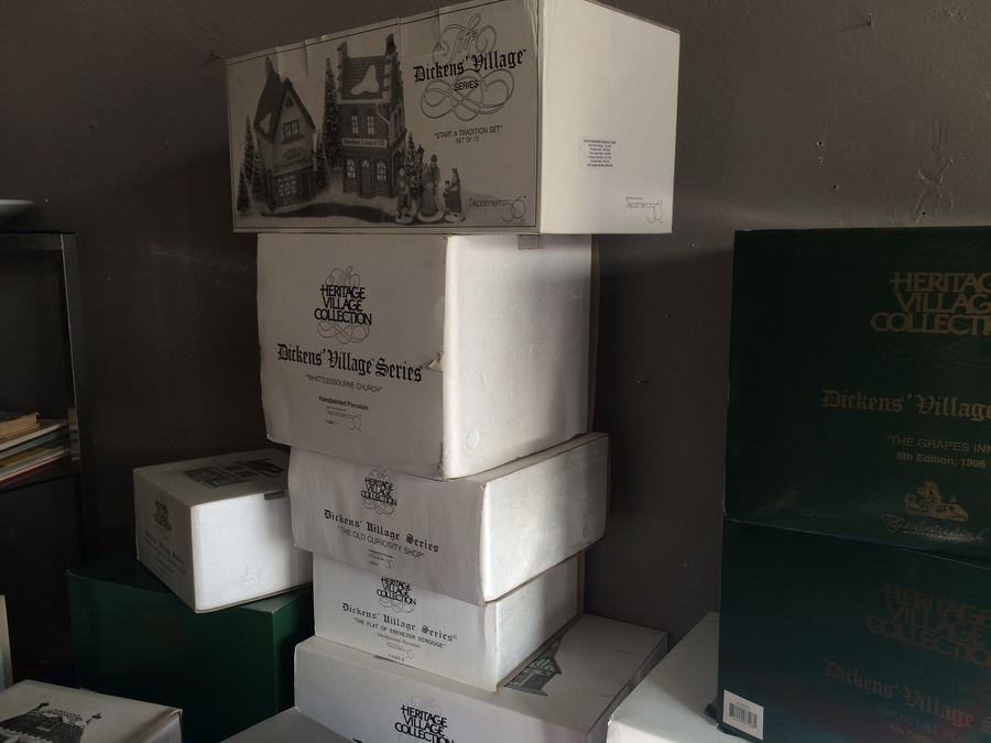 Huge Collection of Department 56 Heritage Village Collection Dickens' Village Series All in Original Box [Photo 8]