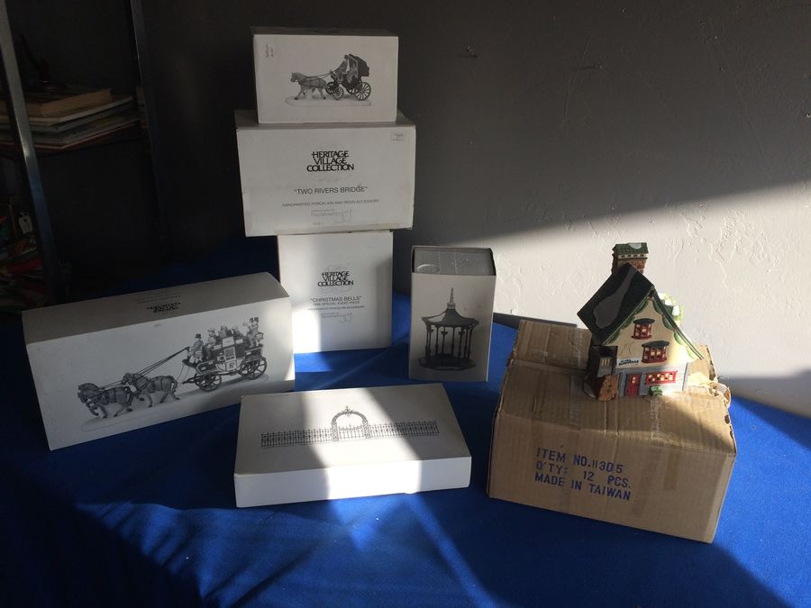 Huge Collection of Department 56 Heritage Village Collection Dickens' Village Series All in Original Box [Photo 36]