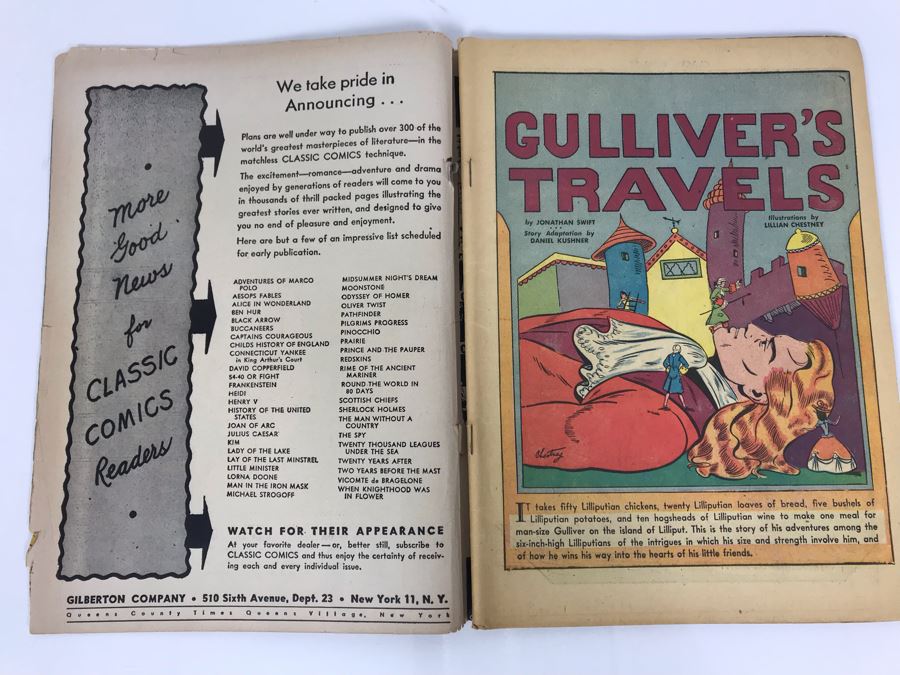 Classic Comics #16 - Gulliver's Travels [Photo 3]