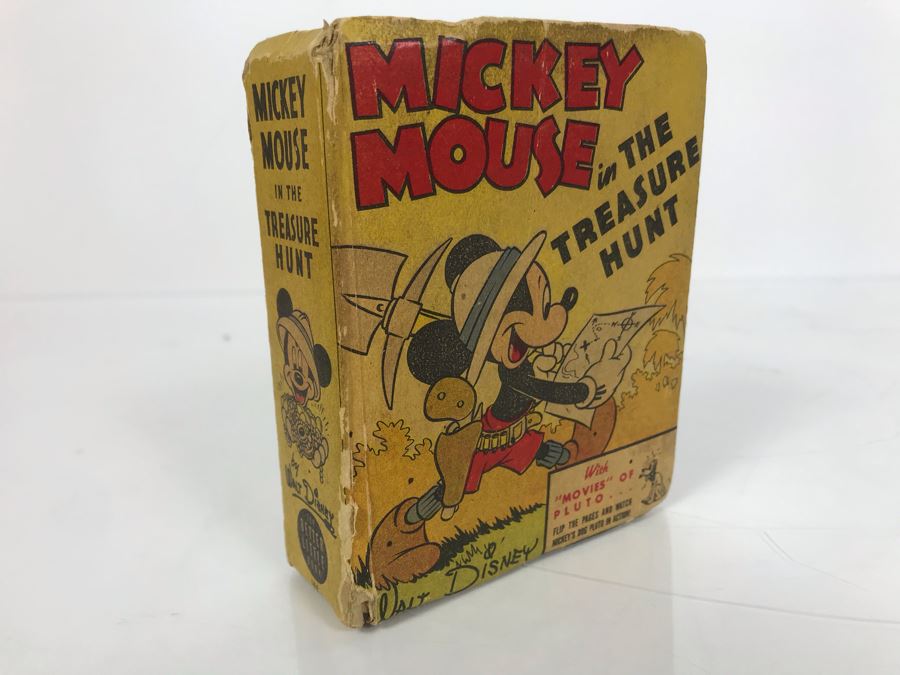 1941 Mickey Mouse In The Treasure Hunt The Better Little Book [Photo 1]