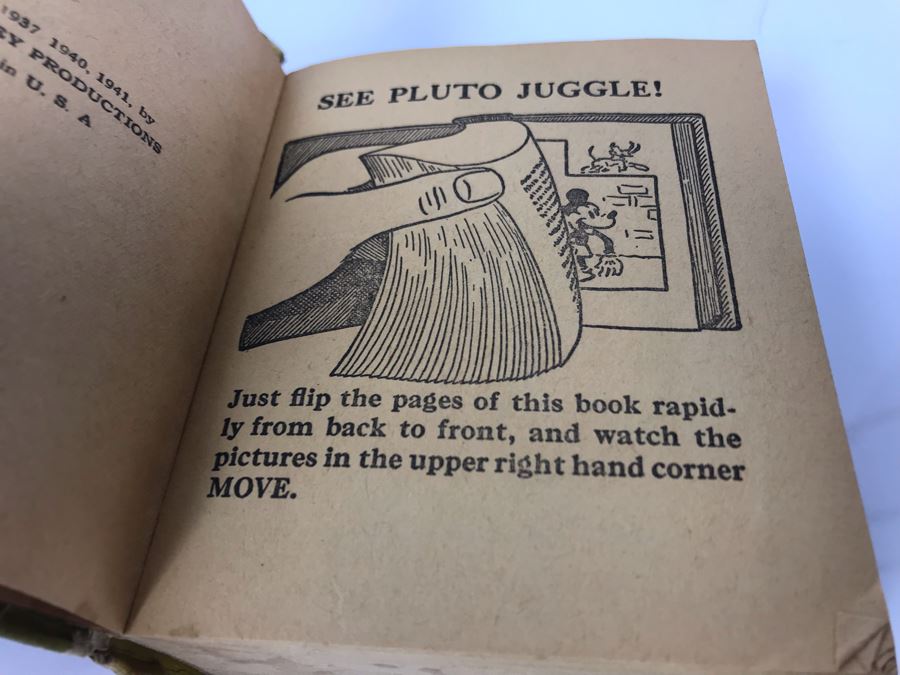 1941 Mickey Mouse In The Treasure Hunt The Better Little Book [Photo 8]