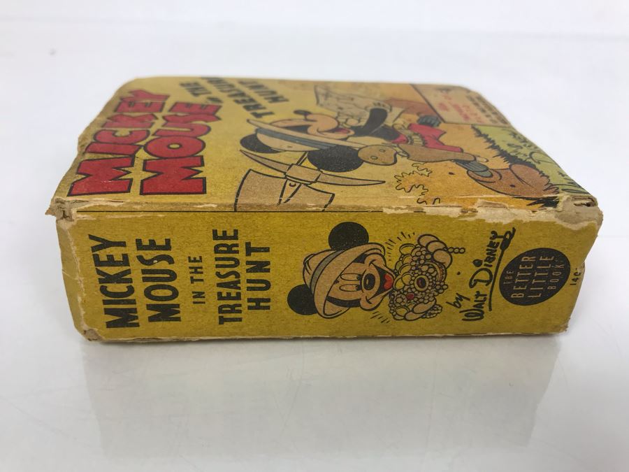 1941 Mickey Mouse In The Treasure Hunt The Better Little Book [Photo 4]
