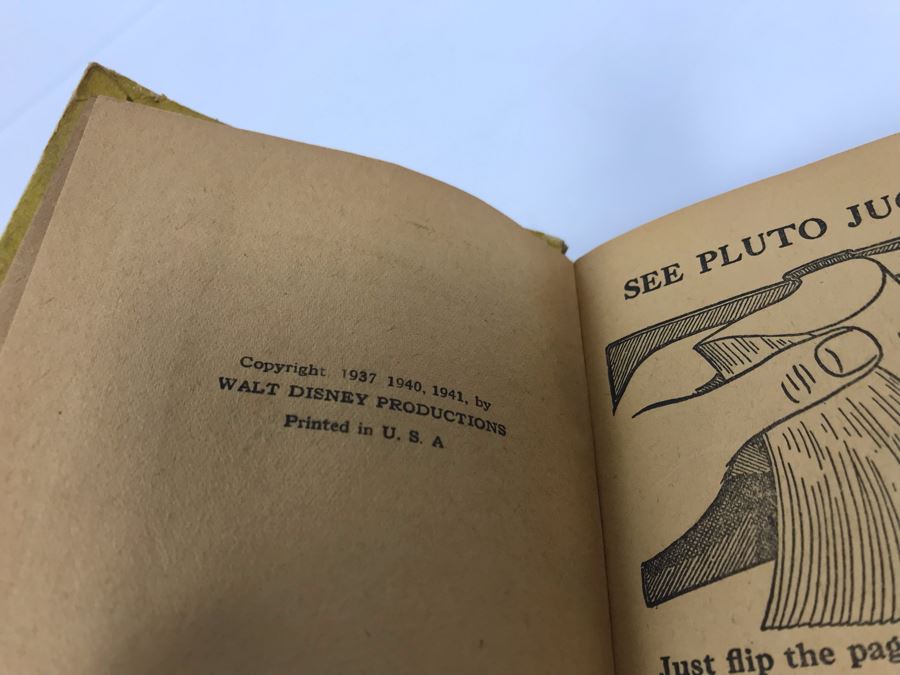 1941 Mickey Mouse In The Treasure Hunt The Better Little Book [Photo 7]