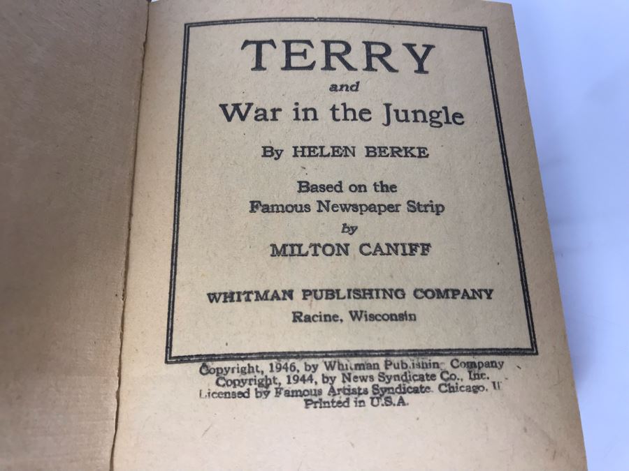 1946 Terry And War In The Jungle The Better Little Book [Photo 5]