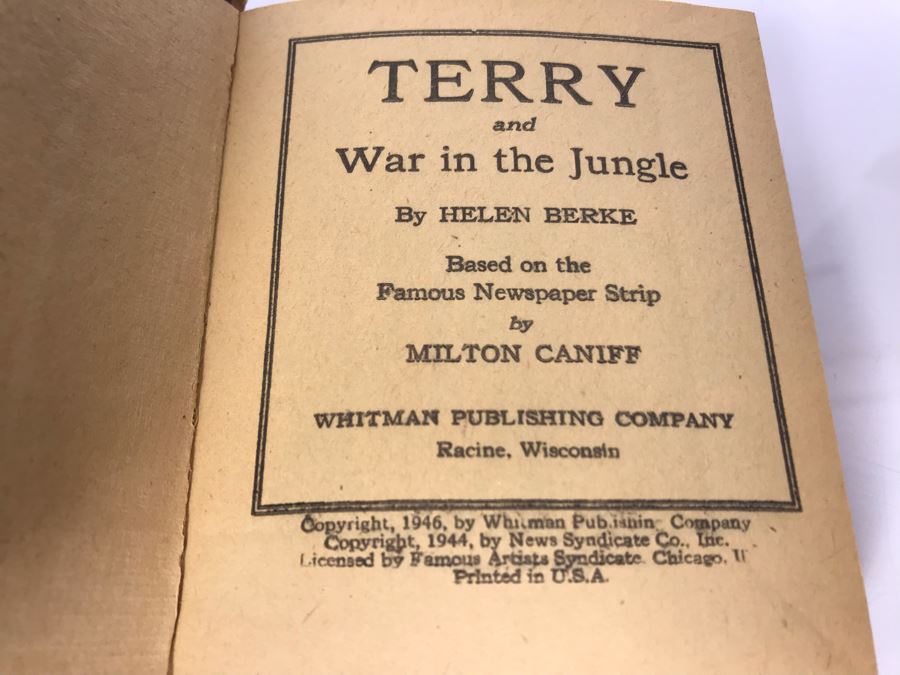 1946 Terry And War In The Jungle The Better Little Book [Photo 4]
