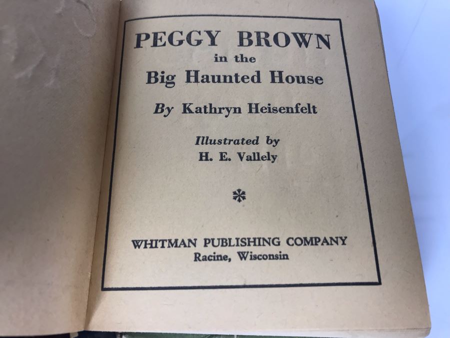 1940 Peggy Brown In The Big Haunted House The Better Little Book [Photo 5]