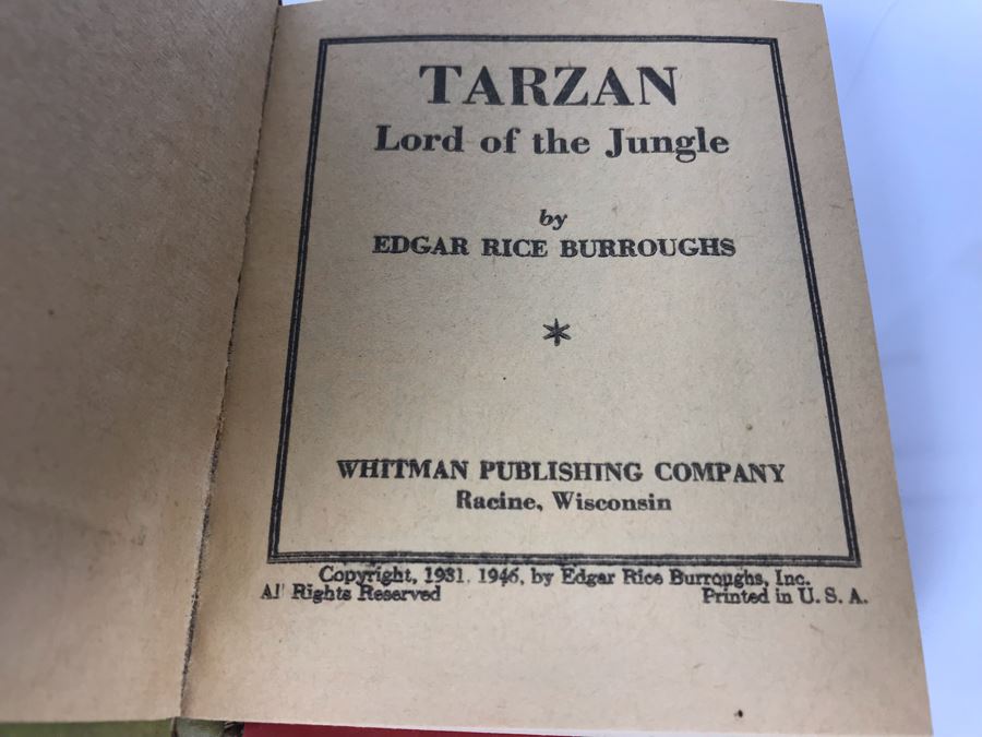1946 Tarzan Lord Of The Jungle The Better Little Book [Photo 5]