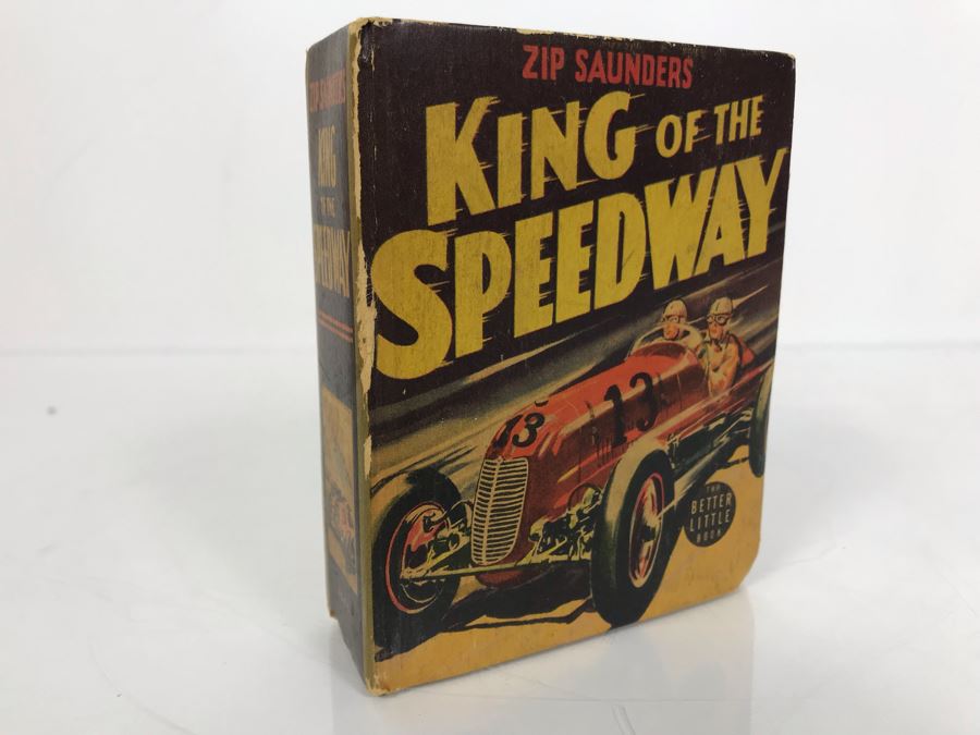 1939 Zip Saunders King Of The Speedway An Auto Racing Story The Better Little Book [Photo 2]