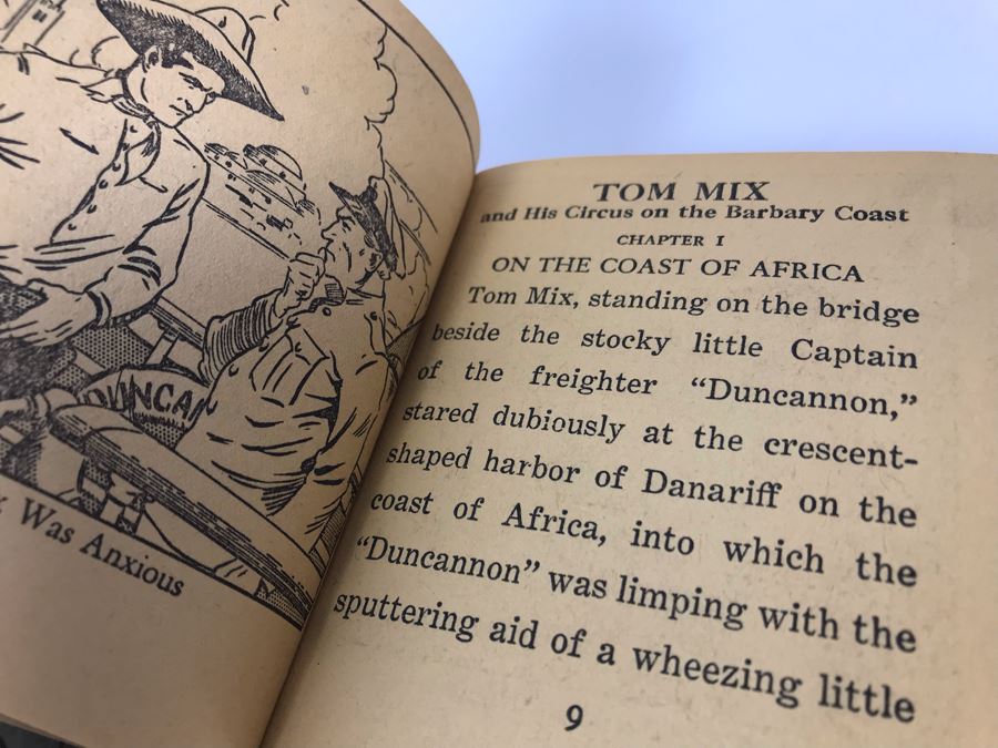 1940 Tom Mix And His Circus On The Barbary Coast The Better Little Book [Photo 7]