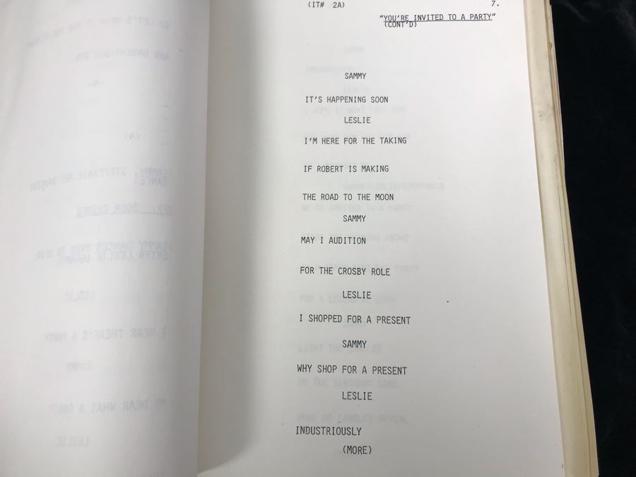 1988 Final Draft Original Script To NBC Show: 'Happy Birthday Bob! 50 Stars Salute Your 50 Years With NBC!' May 1 & 2, 1988 NBC Burbank - Bob Hope [Photo 9]