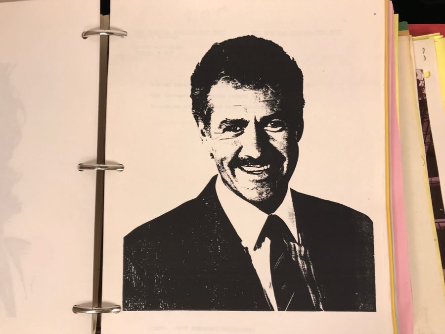 1989 NBC Tournament Of Roses Parade Binder With Script, Planning And Information Folder With Personalized Notes From Co-ordinating Producer And Official Souvenir Parade Program Hosted By Alex Trebek - See Photos For Small Sample [Photo 4]