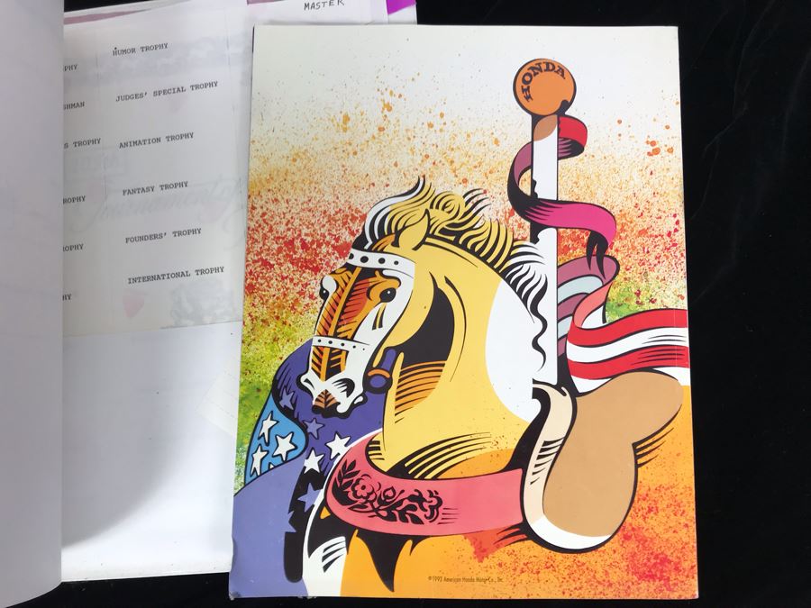 1994 NBC 105th Tournament Of Roses Parade Binder With Script, Planning And Information Folder With Personalized Notes And Official Souvenir Parade Program - See Photos For Small Sample [Photo 16]