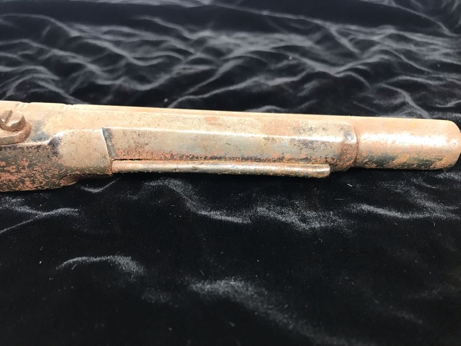 Antique Metal Flintlock Pistol Marked C:10 N:16 - 13'L [Photo 6]