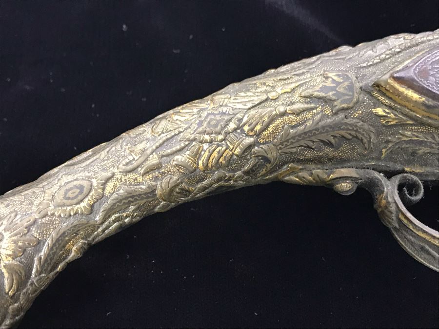 Antique 1857 All Metal Flintlock Pistol 16.5'L [Photo 5]