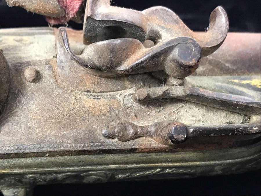 Antique 1857 All Metal Flintlock Pistol 16.5'L [Photo 19]