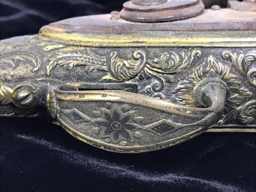 Antique 1857 All Metal Flintlock Pistol 16.5'L [Photo 7]