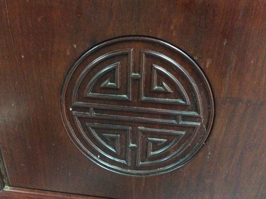 Vintage Chinese Rosewood Etagere Cabinet [Photo 15]