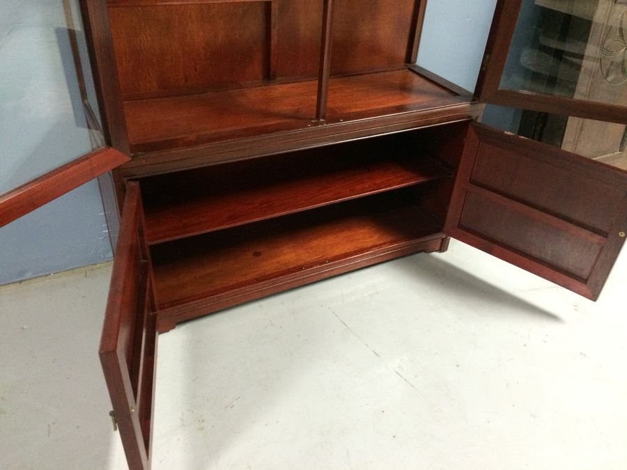 Vintage Chinese Rosewood Etagere Cabinet [Photo 12]