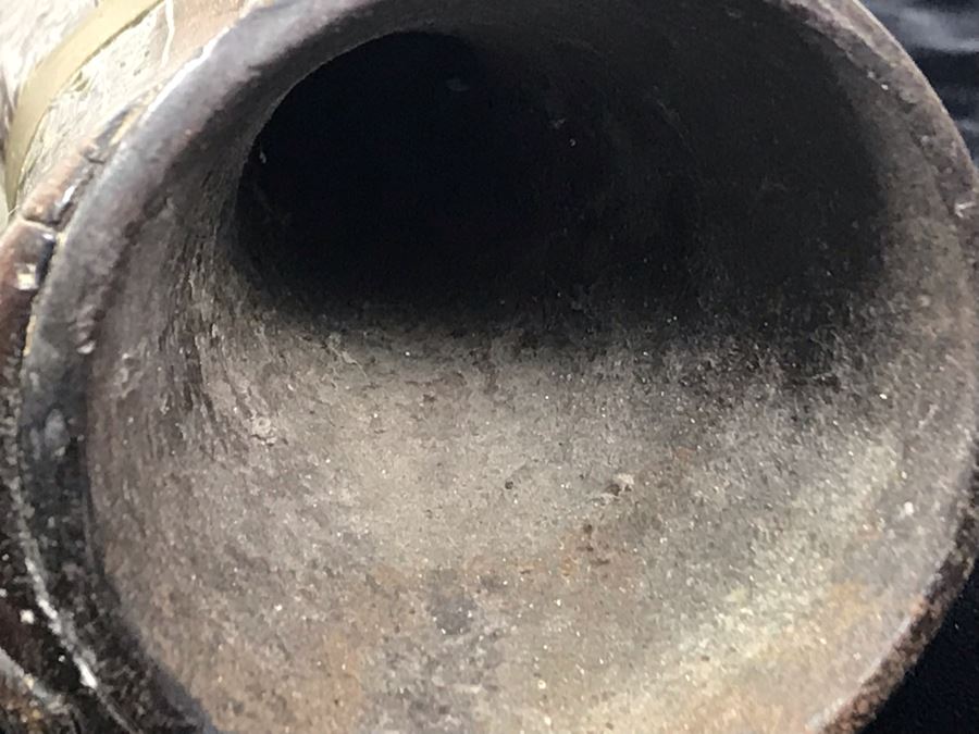 Antique Ornate Turkish Blunderbuss Gun With Detailed Brass Inlay Work 16'L [Photo 12]