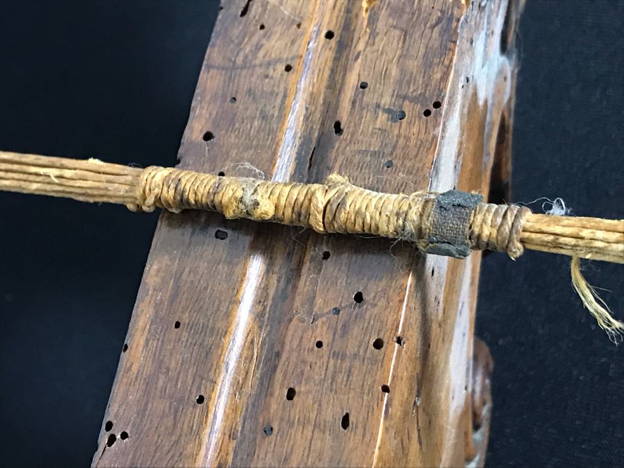 Antique Carved Wooden And Metal Crossbow 53L X 24W - See Photos [Photo 10]