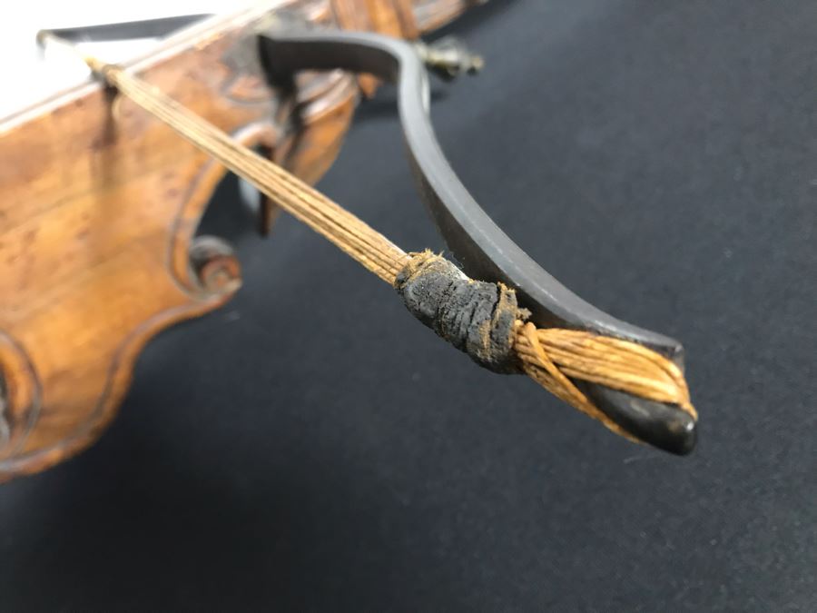 Antique Carved Wooden And Metal Crossbow 53L X 24W - See Photos [Photo 12]