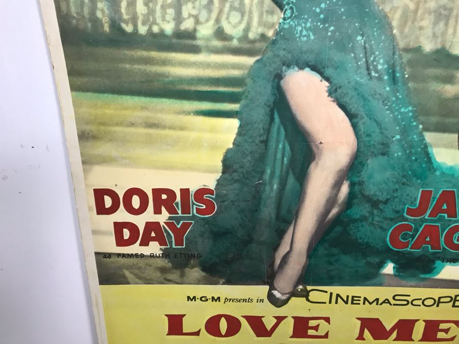 Large 1955 Movie Poster 'Love Me Or Leave Me' Staring Doris Day And James Cagney On Board MGM 4'W X 6'H [Photo 5]
