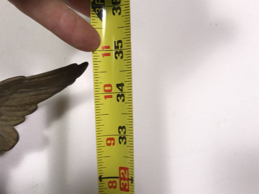 Pair Of Vintage Ornate Brass Wall Sconces Light Fixtures With Eagle Finials (One Finial Needs To Be Reattached) [Photo 18]