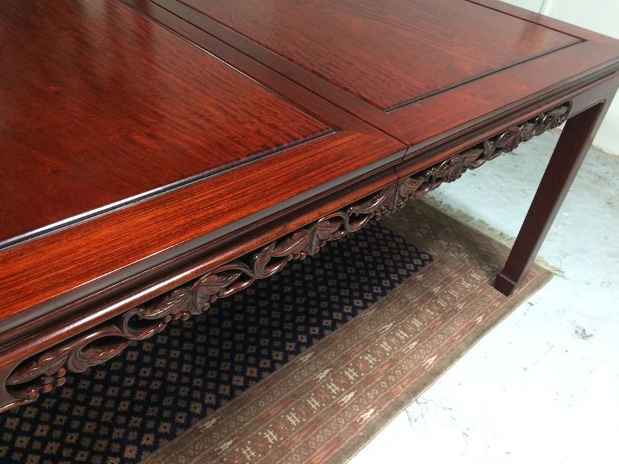 Rosewood Dining Table with 8 Chairs [Photo 2]