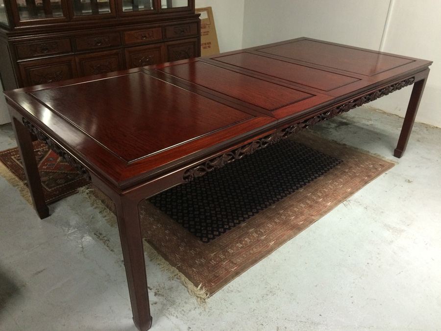 Rosewood Dining Table with 8 Chairs [Photo 14]
