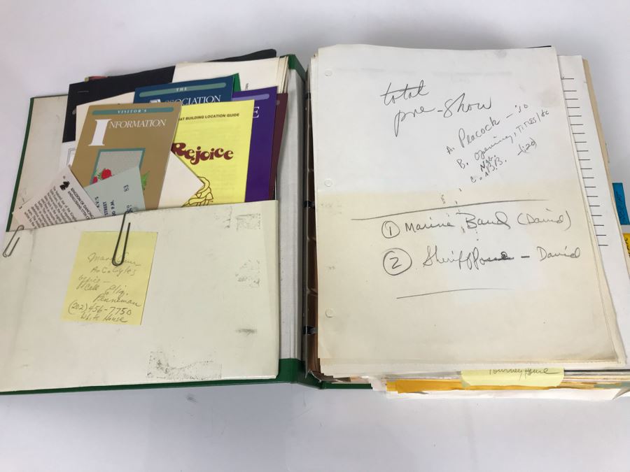 Original Script For NBC TVs 1983 Tournament Of Roses Parade Filled With Planning, Information, Handwritten Notes And Official Program - See Photos For Small Sample [Photo 4]