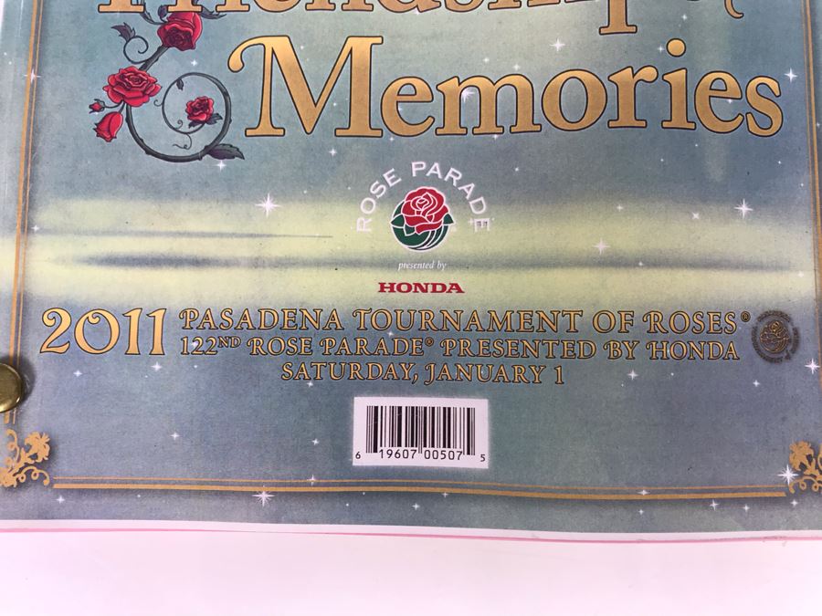 Original Script For NBC TVs 2011 Pasadena Tournament Of Roses 122nd Rose Parade [Photo 2]