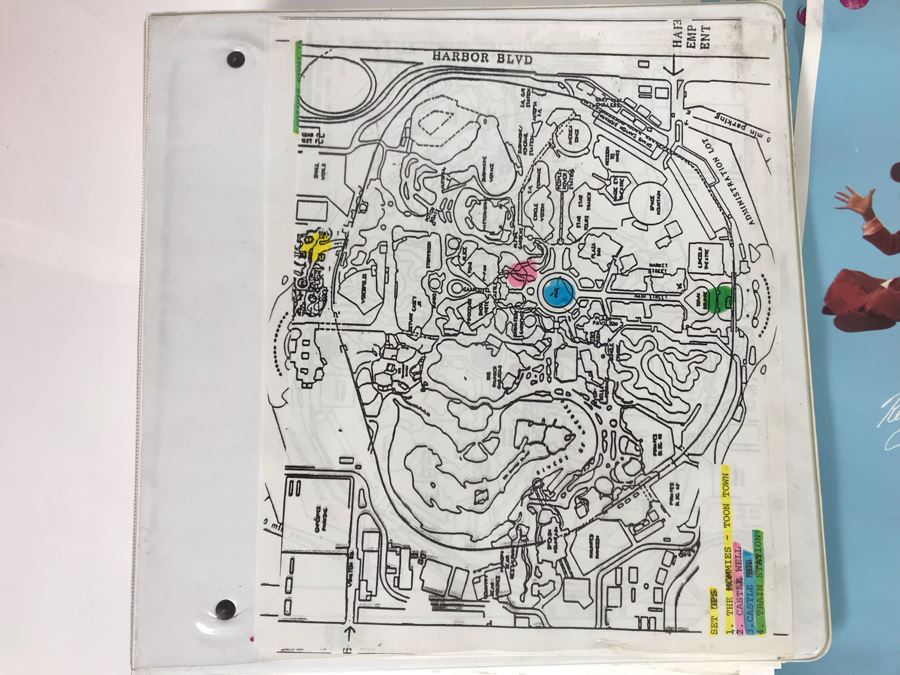 Original Script For NBC TVs Disney's Countdown To Kid's Day NBC TV Special 11/21/93 Filled With Planning, Information And Handwritten Notes PLUS (4) Disneyland Mickey Mouse Club 'Kids Days' Posters - See Photos For Small Sample [Photo 5]