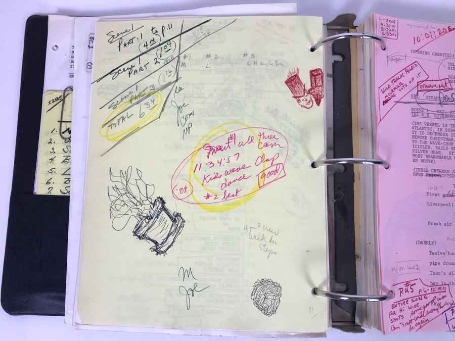 Original Script For The NBC Television Program 'The Gift Of Magi' 1978 Filled With Planning, Information And Handwritten Notes - See Photos For Small Sample [Photo 11]