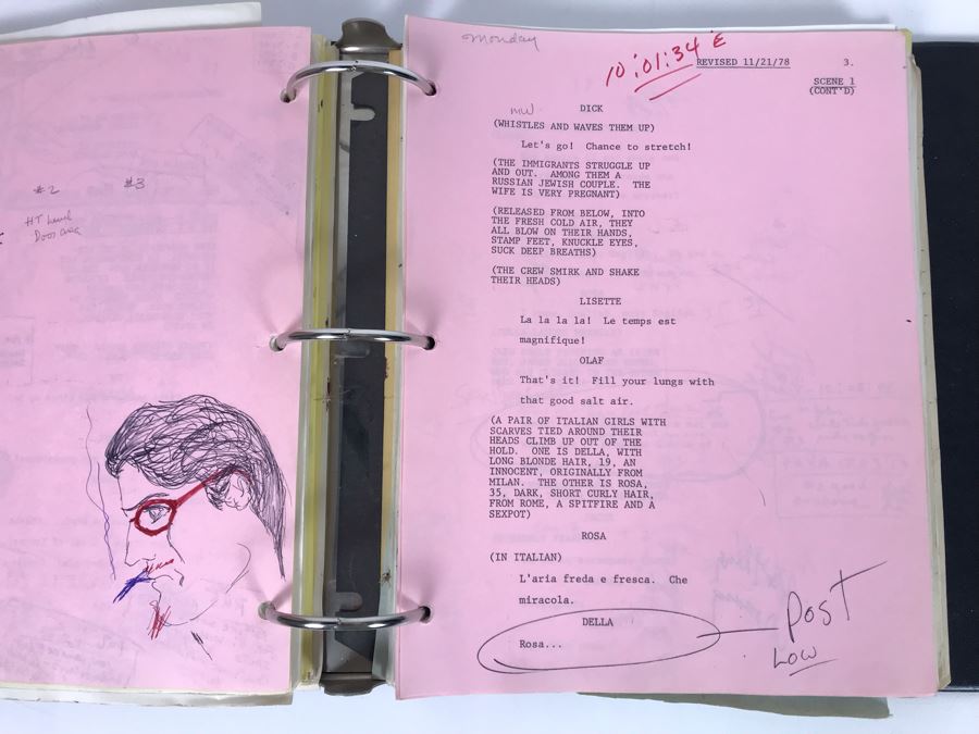 Original Script For The NBC Television Program 'The Gift Of Magi' 1978 Filled With Planning, Information And Handwritten Notes - See Photos For Small Sample [Photo 12]