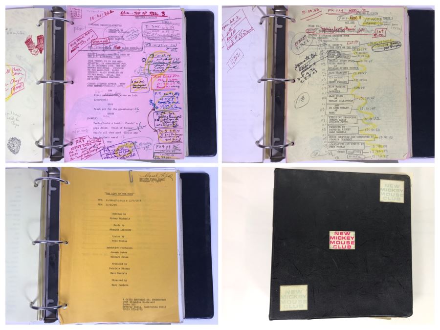 Original Script For The NBC Television Program 'The Gift Of Magi' 1978 Filled With Planning, Information And Handwritten Notes - See Photos For Small Sample