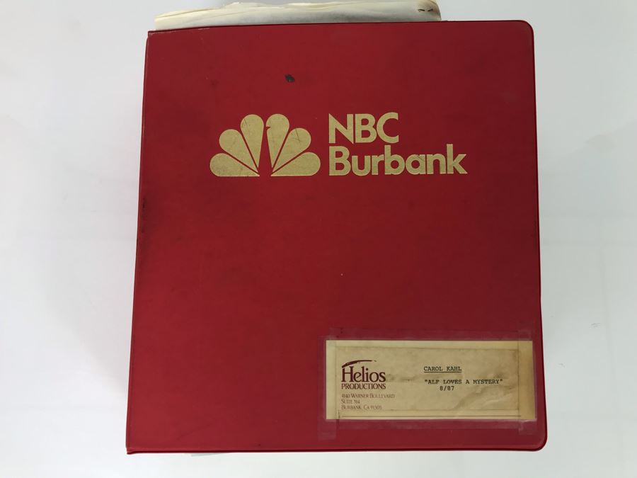 Original Script For The NBC Television Program 'Alf Loves A Mystery' 1987 Filled With Planning, Information And Handwritten Notes - See Photos For Small Sample [Photo 2]