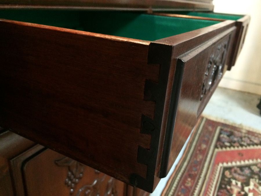 Chinese Rosewood 2-Piece China Cabinet [Photo 10]