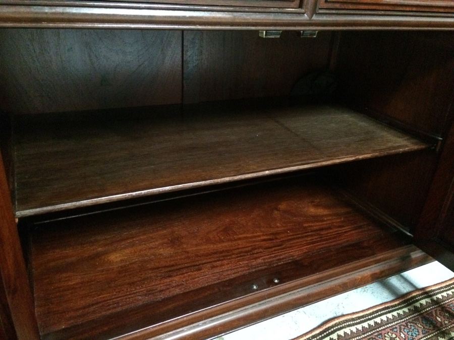 Chinese Rosewood 2-Piece China Cabinet [Photo 12]