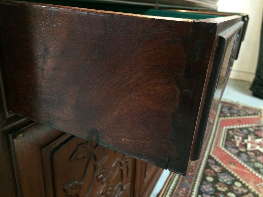 Chinese Rosewood 2-Piece China Cabinet [Photo 9]