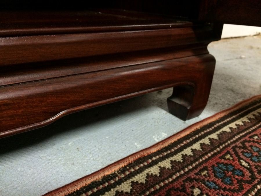 Chinese Rosewood 2-Piece China Cabinet [Photo 16]