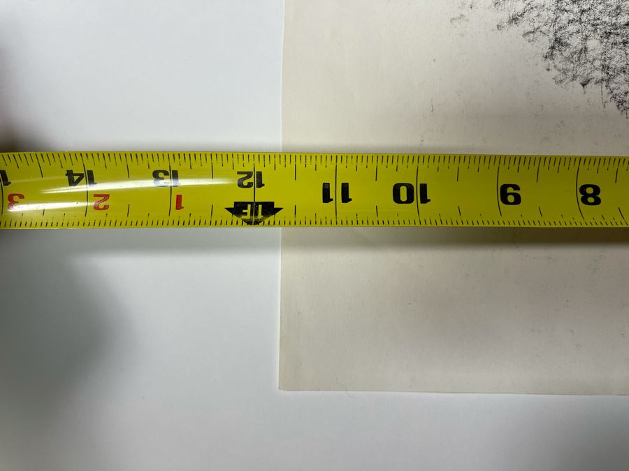 Max Turner Signed Original Face Portrait Drawing On Paper (Handwritten Quote On Back: 'Exaggerate The Essential, Leave The Obvious Vague. - Van Gogh') 11 X 14 [Photo 9]