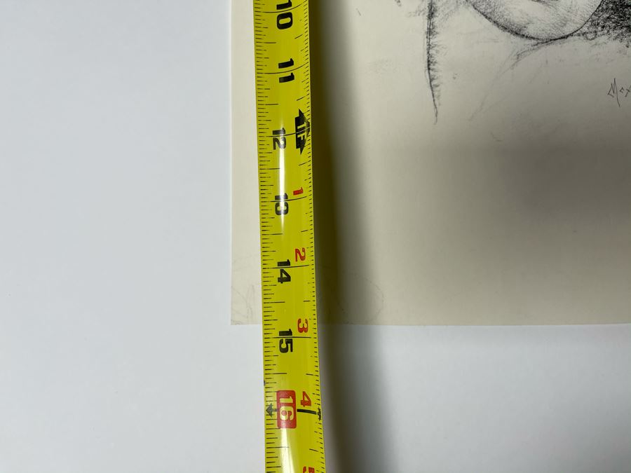 Max Turner Signed Original Face Portrait Drawing On Paper 11 X 14 [Photo 12]